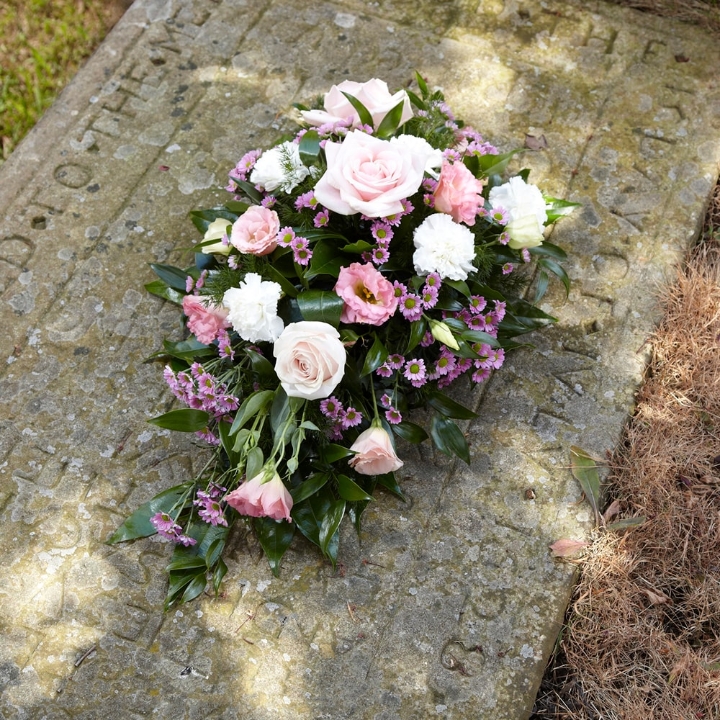 Petite Funeral Spray Pink